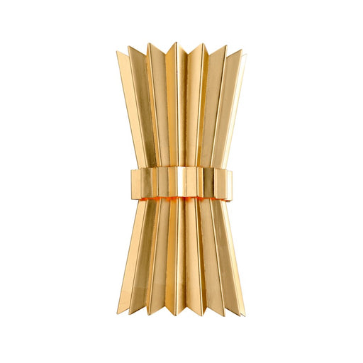 Corbett Lighting Moxy 2 Lt Wall Sconce, Gold Leaf