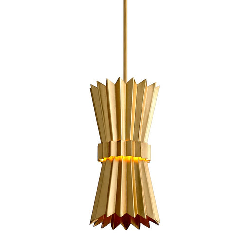 Corbett Lighting Moxy 1 Light Pendant, Gold Leaf - 311-41-GL