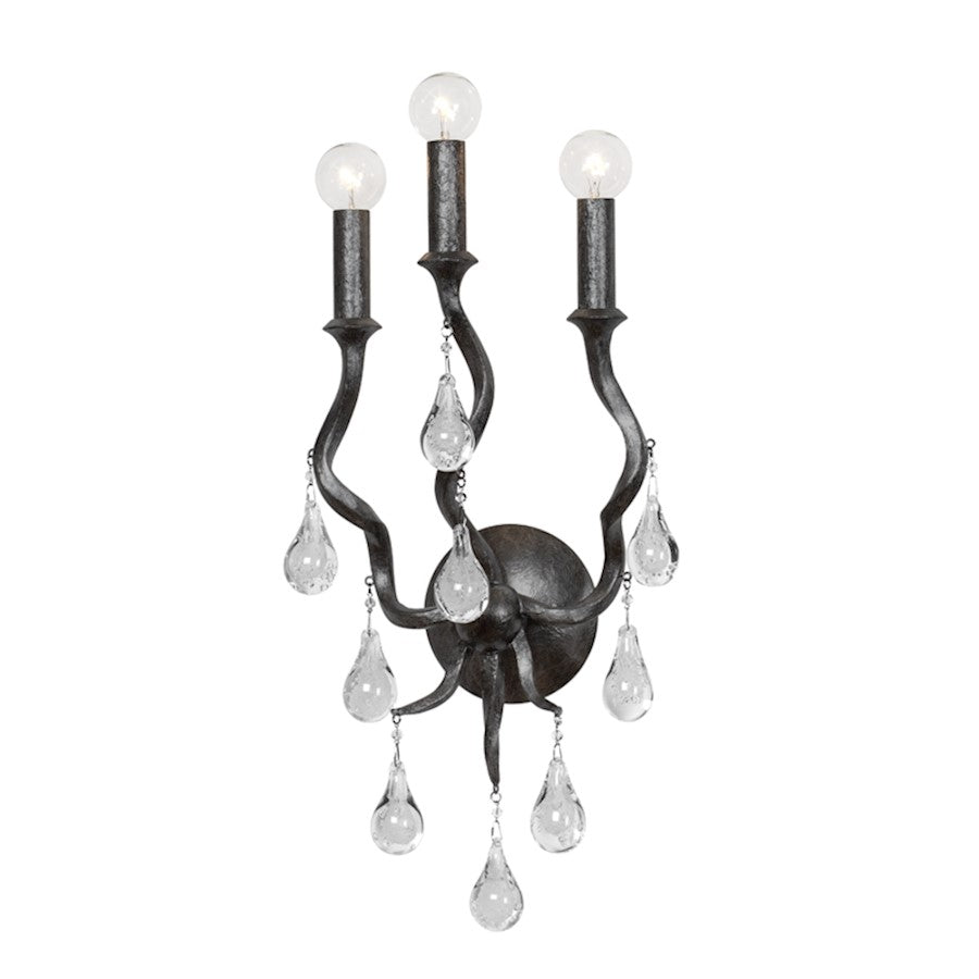 Corbett Lighting Aveline 3 Light Wall Sconce