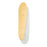 Corbett Lighting Aquamarine 1 Light Wall Sconce, Brass/White