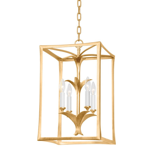 Corbett Lighting Bergamo Lantern, Vintage Gold Leaf