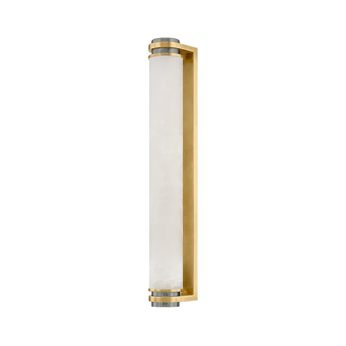 Corbett Lighting Sorrento 1Lt 22" Sconce, Brass/Pewter/Alabaster - 474-22-VB-VPT