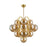 Corbett Lighting Cronus 21 Light Chandelier, Brass/Light Bronze - 476-45-VPB