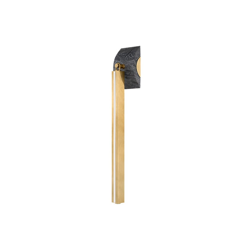 Corbett Lighting Silja 1 Light Wall Sconce, Brass/Opal Matte