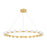 Corbett Lighting Linus 24 Light Chandelier, Brass/Cloud - 484-45-VB