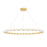 Corbett Lighting Linus 33 Light Chandelier, Brass/Cloud - 484-60-VB