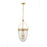 Corbett Lighting Angus 3 Light Lantern, Brass/Mica Glass - 487-13-VB