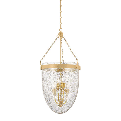 Corbett Lighting Angus 4 Light Lantern, Brass/Mica Glass - 487-16-VB