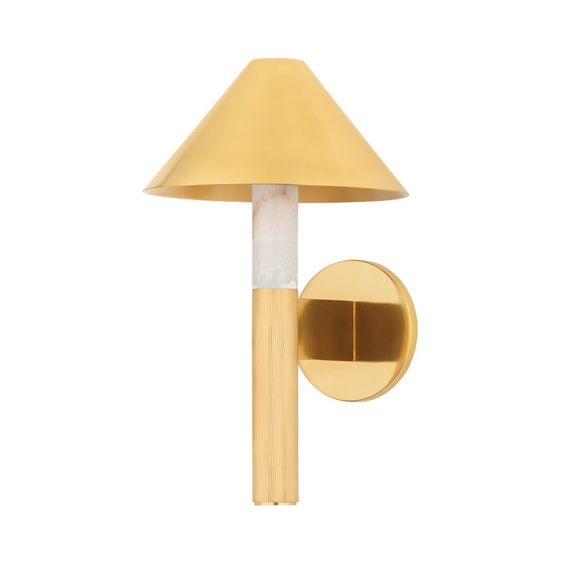 Corbett Lighting Altona 1 Light Wall Sconce, Brass