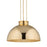 Corbett Lighting Perseus 1 Light 30" Pendant, Brass - 495-30-VB