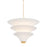 Corbett Lighting Belluno 2Lt Chandelier, Gold Leaf/Handmade Paper - 533-28-VGL