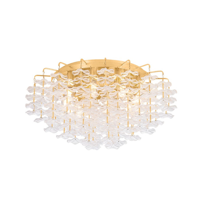 Corbett Lighting Alsace 8Lt Semi Flush Mount, Gold Leaf/Piastre - 534-24-VGL