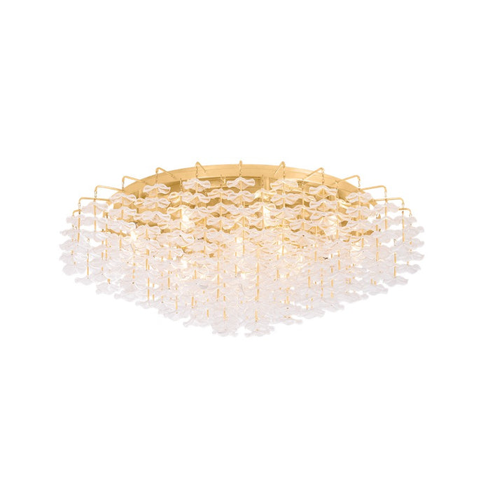 Corbett Lighting Alsace 17Lt Semi Flush Mount, Gold Leaf/Piastre - 534-36-VGL