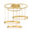 Corbett Lighting Chiasso 3Lt 38" Chandelier, Polished Brass/White - 537-38-VPB