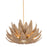 Corbett Lighting Varanasi 14Lt Chandelier, Gold Leaf/Coco Beads - 539-30-VGL