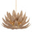 Corbett Lighting Varanasi 28Lt Chandelier, Gold Leaf/Coco Beads - 539-42-VGL