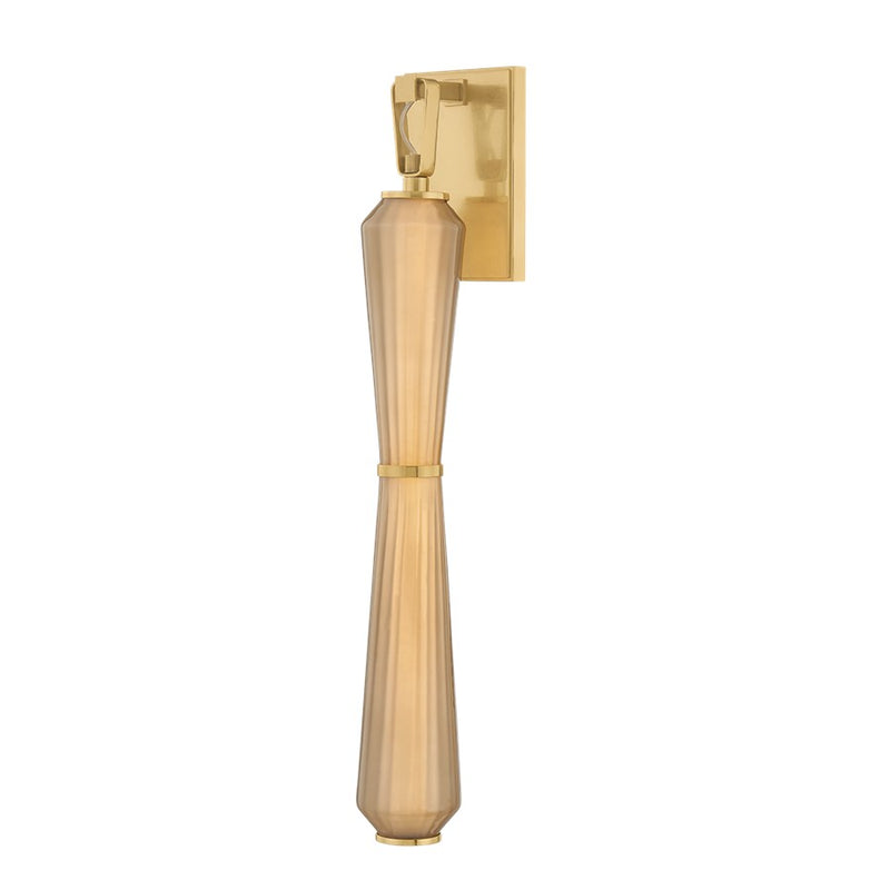 Corbett Lighting Zircon 1Lt Bath and Vanity, Brass/Light Bronze