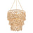 Corbett Lighting Naxos 12Lt Chandelier, Gold Leaf/Coco Shell - 552-30-VGL