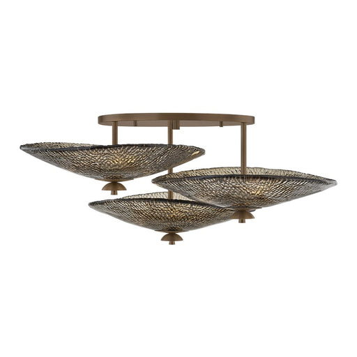 Corbett Lighting Alba 9Lt Semi Flush Mount, Old World Brass/Bronze - 559-36-OWB