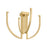 Corbett Lighting Frankfurt 4 Light 24" Chandelier, Brass/Piastre