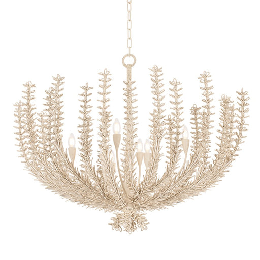 Corbett Pedrillo 8 Light Chandelier, Cream Plaster/Coco Beads