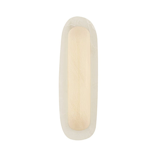 Corbett Lighting Kopan 1 Light Wall Sconce, Vintage Brass/Alabaster