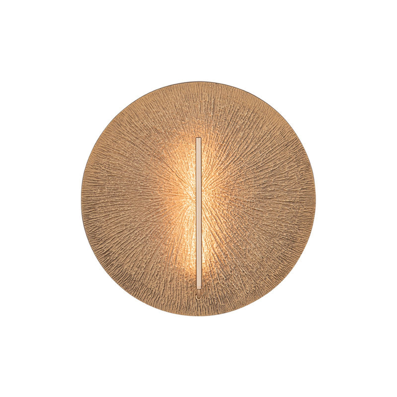 Corbett Lighting Escamillo 24in 1-Light Wall Sconce | Modern Patina Brass and White Acrylic | Bedroom & Hallway Accent Light | Model 593-01-PBR