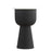 Canarm Nila Side Table, Black/White Marble - 22ST157