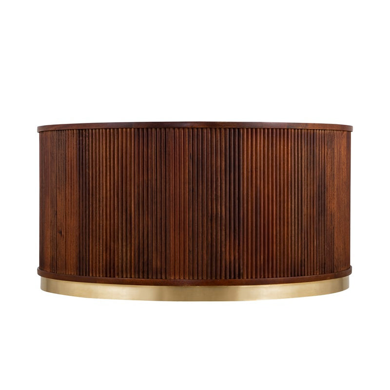 Canarm Delaney Coffee Table, Medium Brown