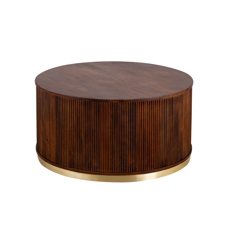 Canarm Delaney Coffee Table, Medium Brown