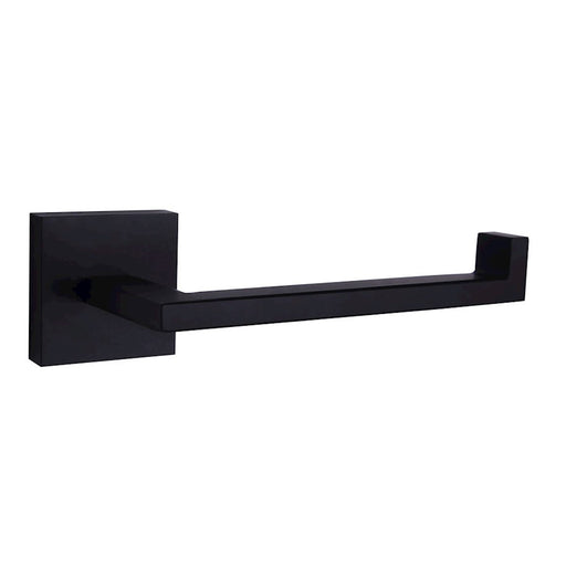 Canarm Bishop 7in Toilet Paper Holder | Matte Black Metal | Bathroom & Powder Room | 7 x 3 x 2 in | Model BA101A07BK