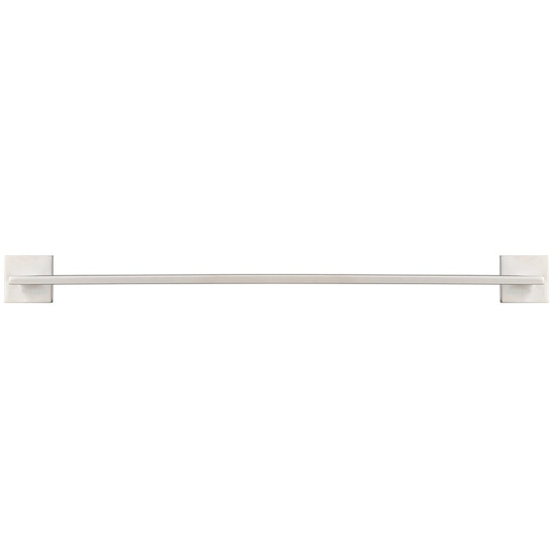 Canarm Bishop 24in Towel Bar | Brushed Nickel Stainless Steel | Bathroom & Spa Towel Rack | 24 x 3 x 2 in | Model BA101A24BN