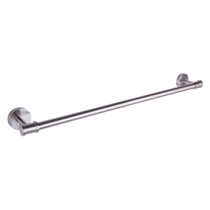 Canarm Carson 24in Bath Accessory | Brushed Nickel Metal | Bathroom Towel Bar & Storage | W 24 x D 3 x H 2 in | Model BA102A24BN
