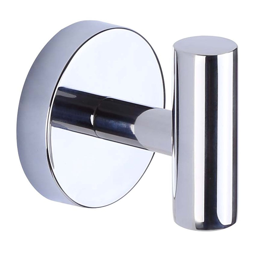 Canarm Cain 2.25" Robe/Towel Hook, Chrome/Steel/Diecast Aluminum - BA103A02CH