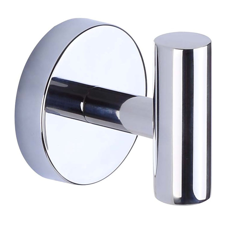 Canarm Cain 2in Robe/Towel Hook | Chrome Stainless Steel and Diecast Aluminum | Bathroom & Entryway | 2 x 2 x 2 in | Model BA103A02CH