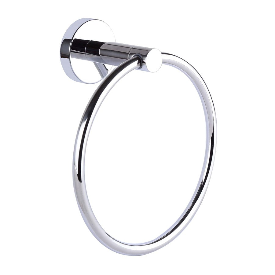 Canarm Cain Light 7" Towel Ring, Stainless Steel/Diecast Aluminum