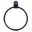 Canarm Lyla 6.75" Towel Ring, Matte Black
