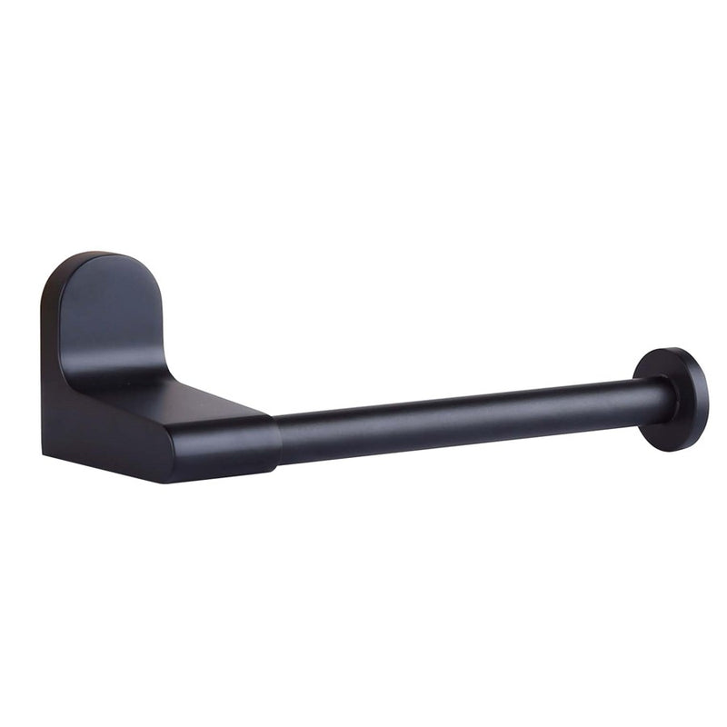Canarm Lyla 6.5" Toilet Paper Holder, Matte Black