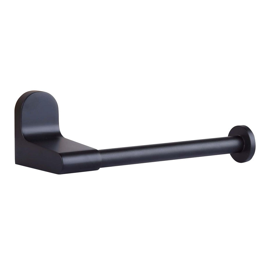 Canarm Lyla 6.5" Toilet Paper Holder, Matte Black