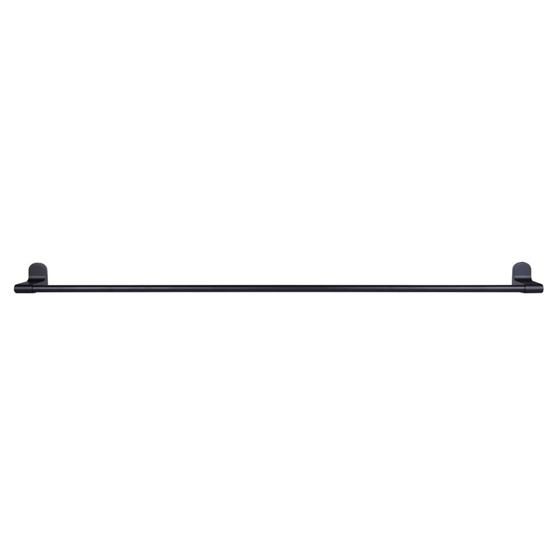 Canarm Lyla 24in Towel Bar | Matte Black Aluminum | Bathroom & Spa Wall Mount | 24 x 2.75 x 2.13 in | Model BA105A24BK