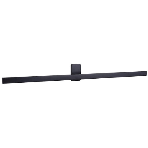 Canarm Archer 24in Towel Bar | Matte Black Metal | Bathroom & Powder Room Wall Mount | 24 x 3 x 3 in | Model BA106A24BK