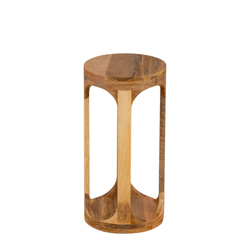 Canarm Lane 20in Side Table | Mango Wood | Living Room & Bedroom Accent Table | 10 x 20 in | Model BAC-AST012
