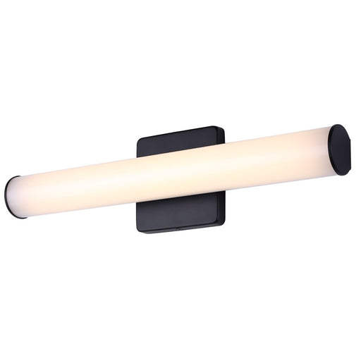 Canarm Osten 1 Light 18" Vanity, Black - BL-02B-18-BK-C