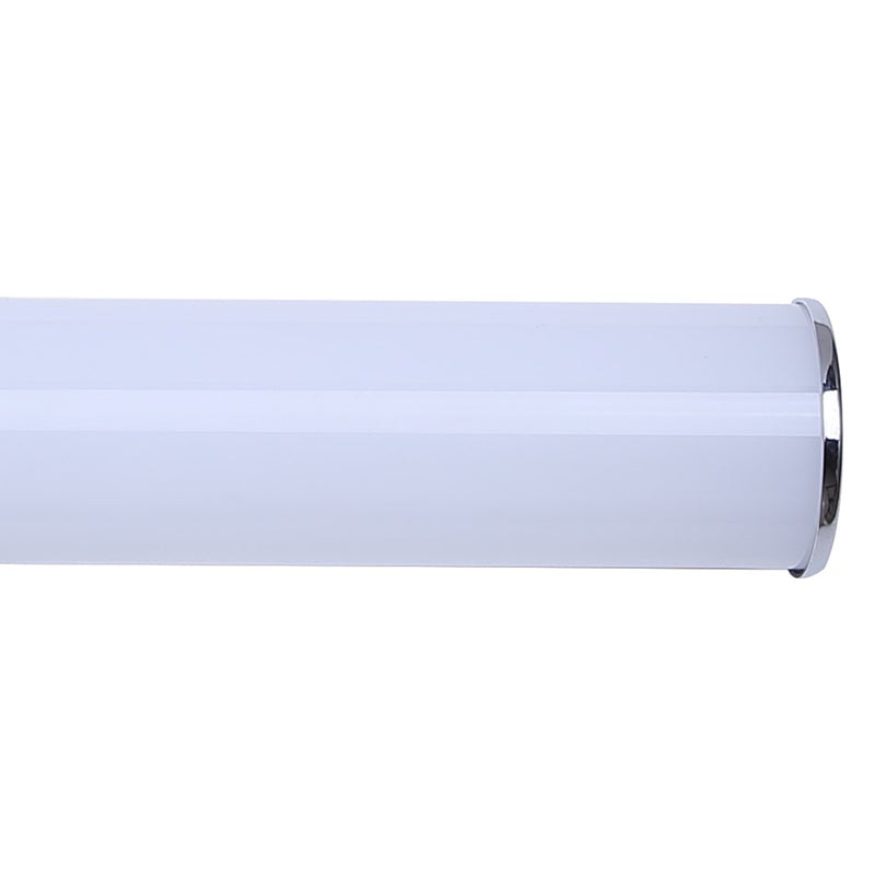 Canarm Osten 18in 1-Light LED Vanity | Modern Brushed Nickel and PC Lens | Bathroom & Powder Room | 18 x 4 x 2 in | Model BL-02B-18-CH-C