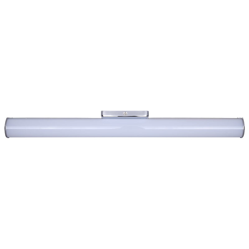 Canarm Osten 24in 1-Light LED Vanity | Modern Chrome and PC Lens | Bathroom & Powder Room | 24 x 4 x 2 in | Model BL-02B-24-CH-C