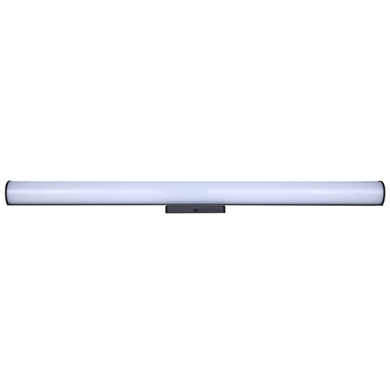 Canarm Osten 30in 1-Light Vanity | Modern Matte Black Aluminum & Iron | Bathroom & Powder Room | 30 x 4 x 2 in, Dimmable LED | Model BL-02B-30-BK-C