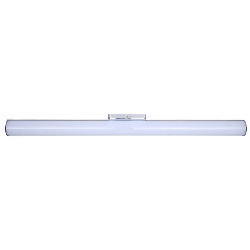 Canarm Osten 30in 1-Light Vanity | Modern Brushed Nickel Aluminum & Iron | Bathroom & Powder Room | 30 x 4 x 2 in | Model BL-02B-30-CH-C