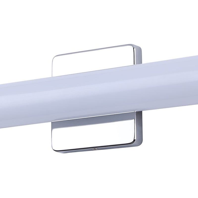 Canarm Osten 30in 1-Light Vanity | Modern Brushed Nickel Aluminum & Iron | Bathroom & Powder Room | 30 x 4 x 2 in | Model BL-02B-30-CH-C