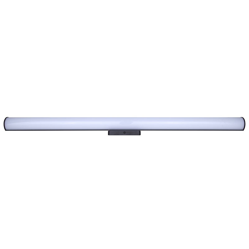 Canarm Osten 36in 1-Light Vanity | Modern Matte Black Aluminum & Iron | Bathroom & Powder Room | 36 x 4 x 2 in, Dimmable LED | Model BL-02B-36-BK-C