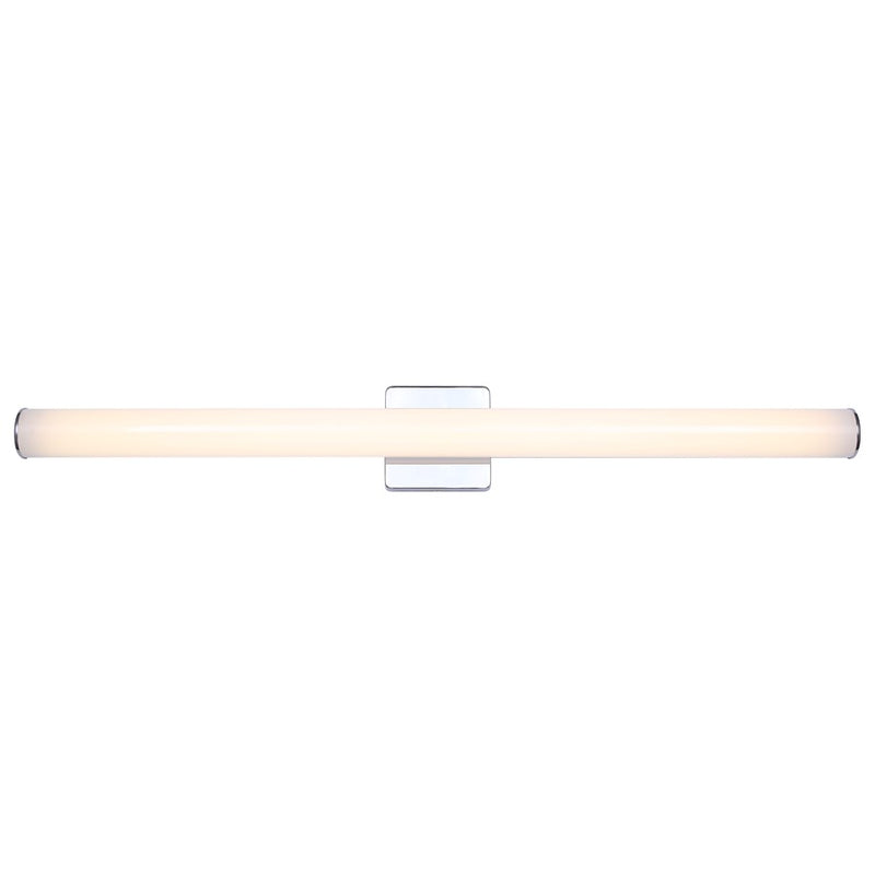 Canarm Osten 36in 3-Light LED Vanity | Chrome Cylindrical | Bathroom & Powder Room | 2000 Lumens, 3000K-5000K, Dimmable | Model BL-02B-36-CH-C